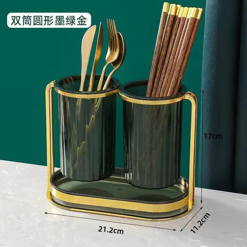 Luxury Chapstick & Spoons Holder With Tray