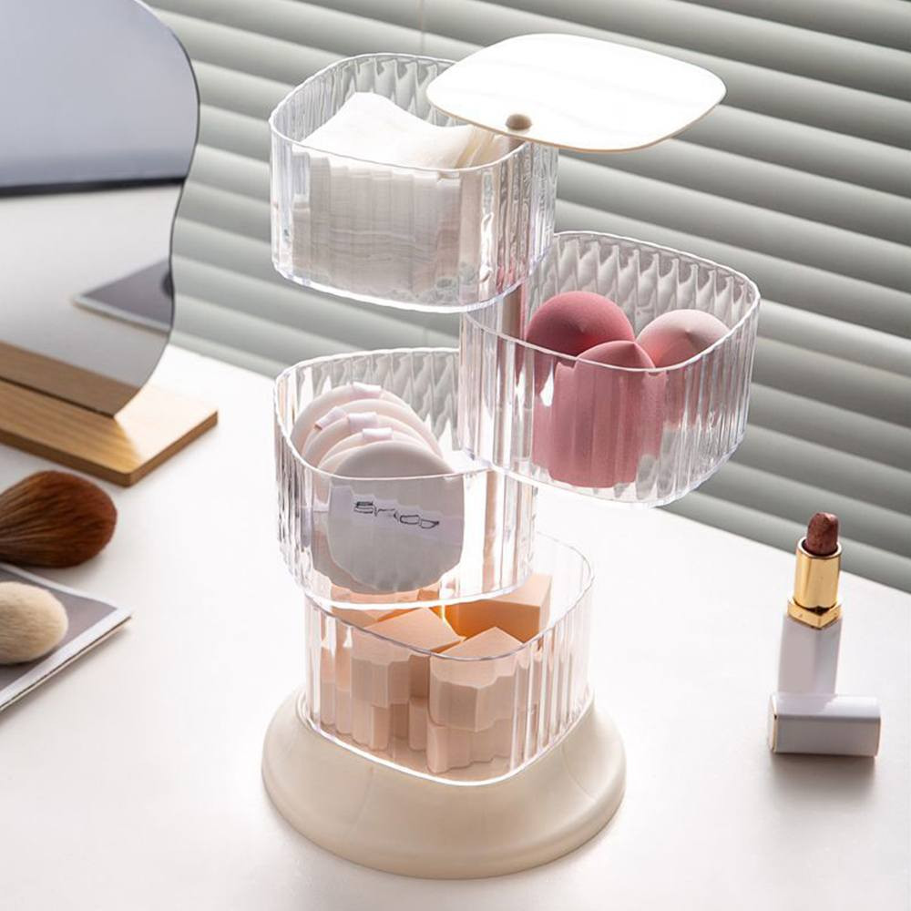 Rotating jewelry storage box