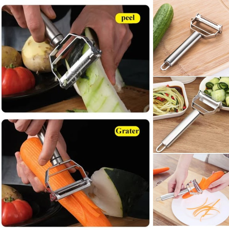Stainless Steel Multi-function Vegetable Double Peeler