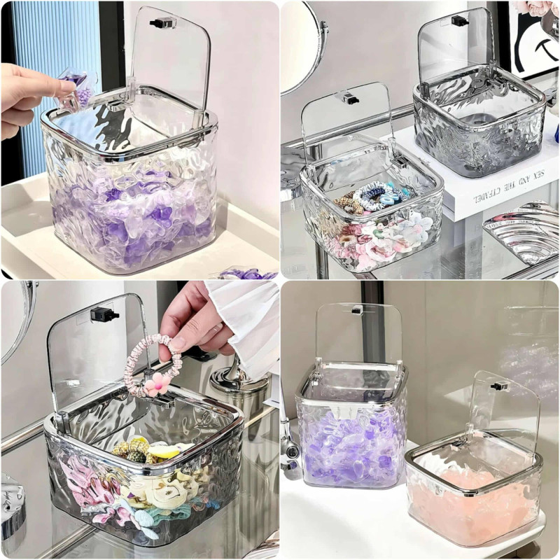 Transparent Storage Box For Jewellery and Hair Accessories