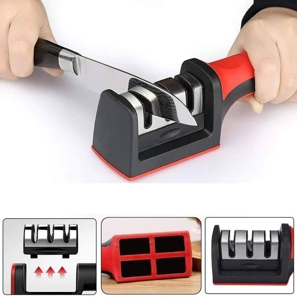 3 Step High Quality Kitchen Knife Sharpner