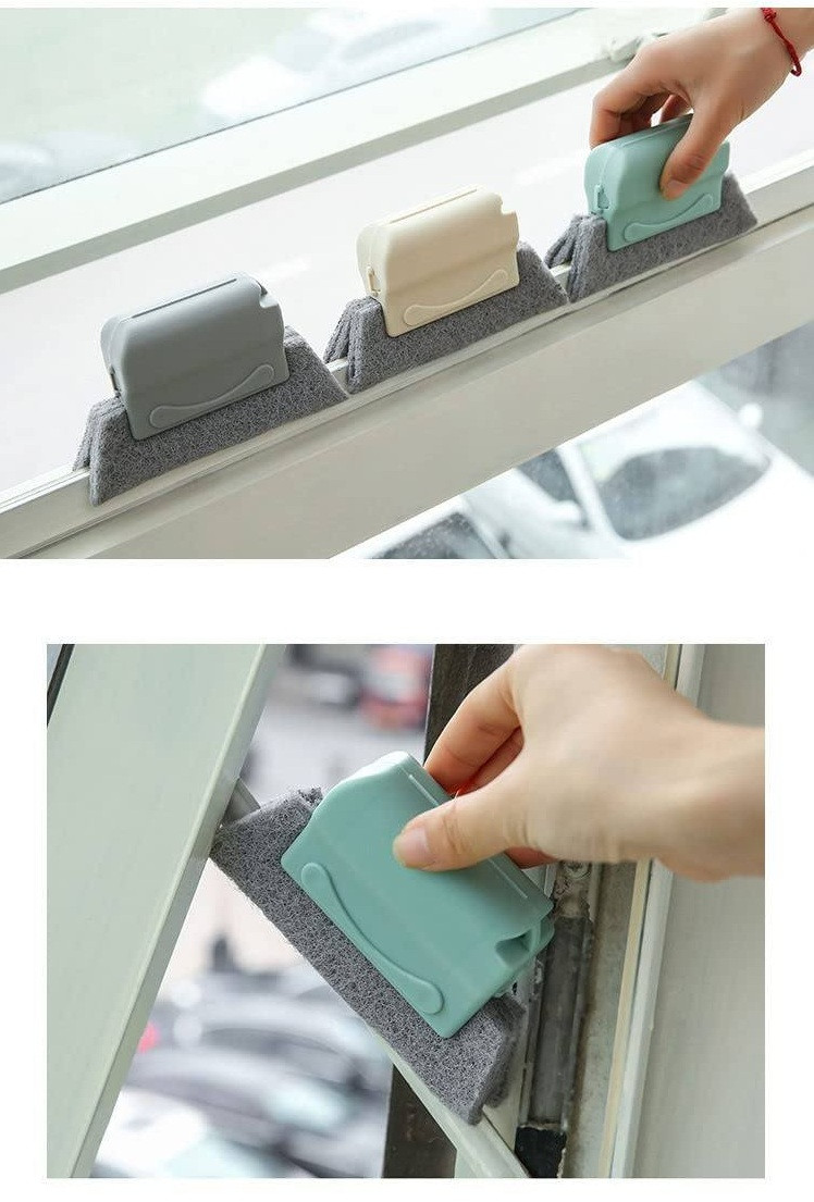 Window Groove Cleaning Cloth Kitchen cleaning Window Cleaning Brush Windows Slot Cleaner Brush Clean Window Slot Clean Tool