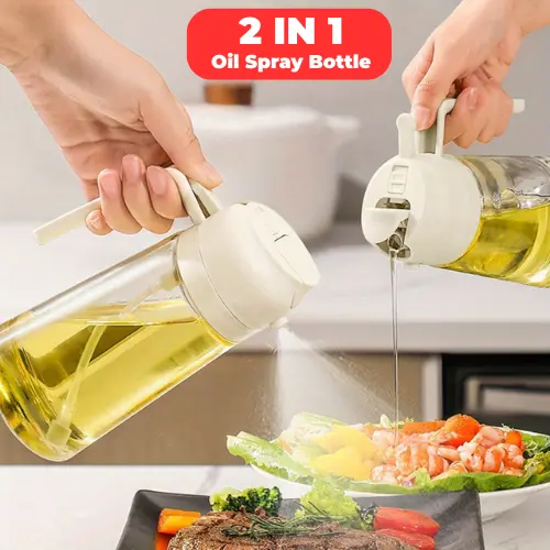 2 in 1 Oil Dispenser Bottle