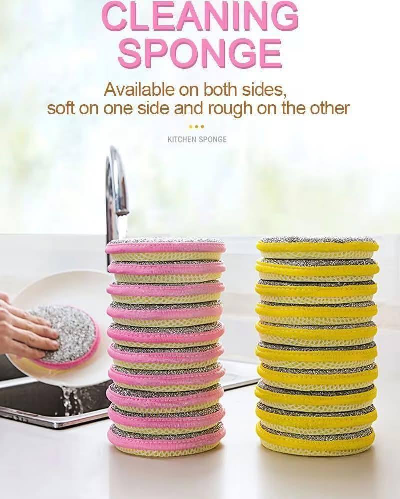 Double-Sided Cleaning Sponge